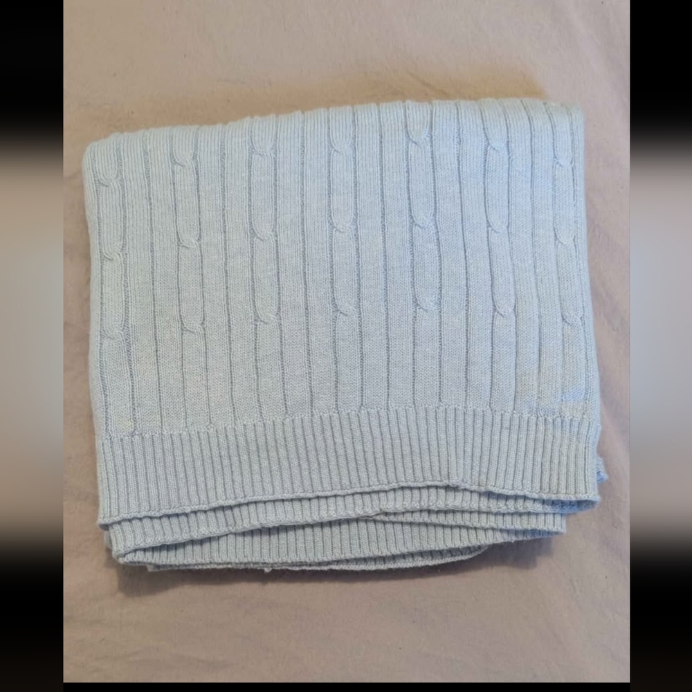 Pale Blue Baby Blanket The Top Y2K